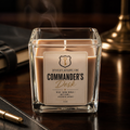 The Commander's Desk scented soy wax candle