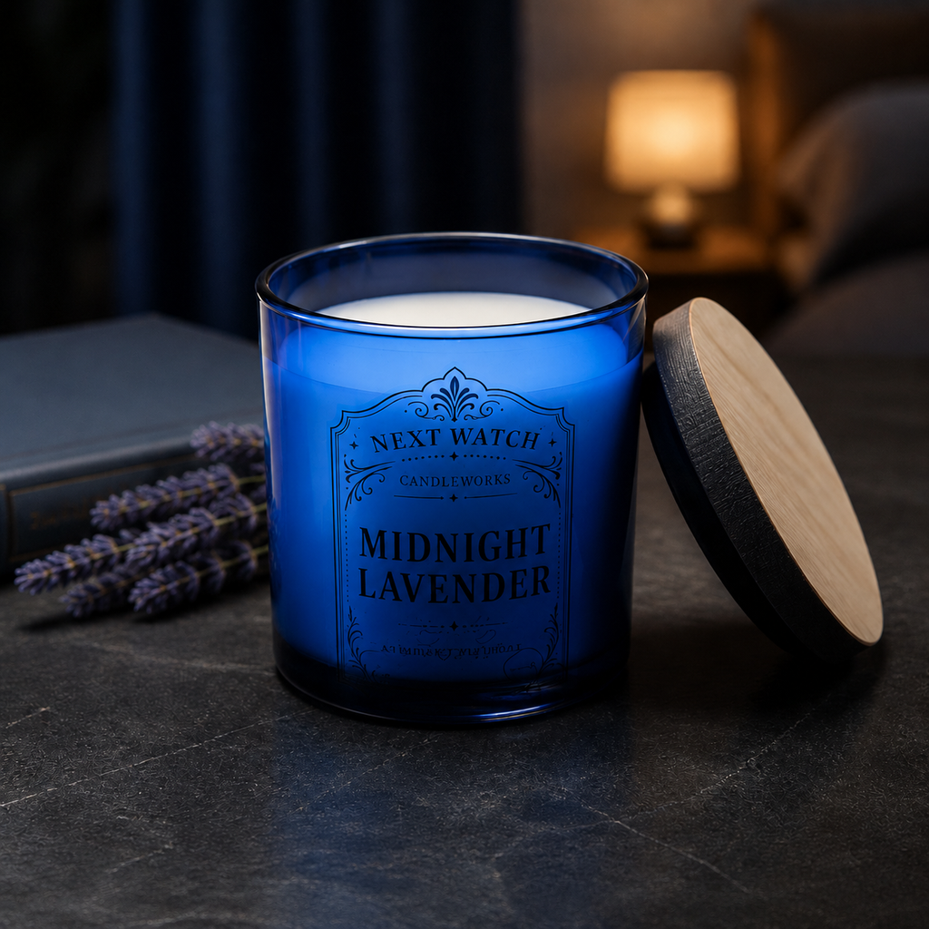 Midnight Lavender Wickless candle 6.3 oz